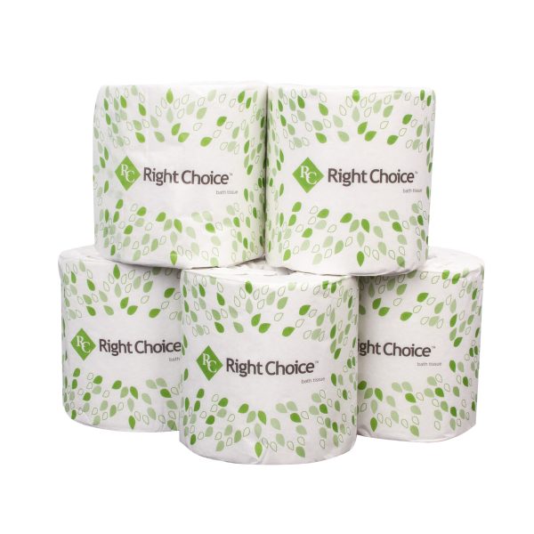 78000015 Right Choice Single Roll Standard Bath Tissue