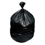 Right Choice® HDPE Can Liner Coreless Roll, Black