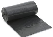 Right Choice® LLDPE Can Liner Coreless Roll, Black